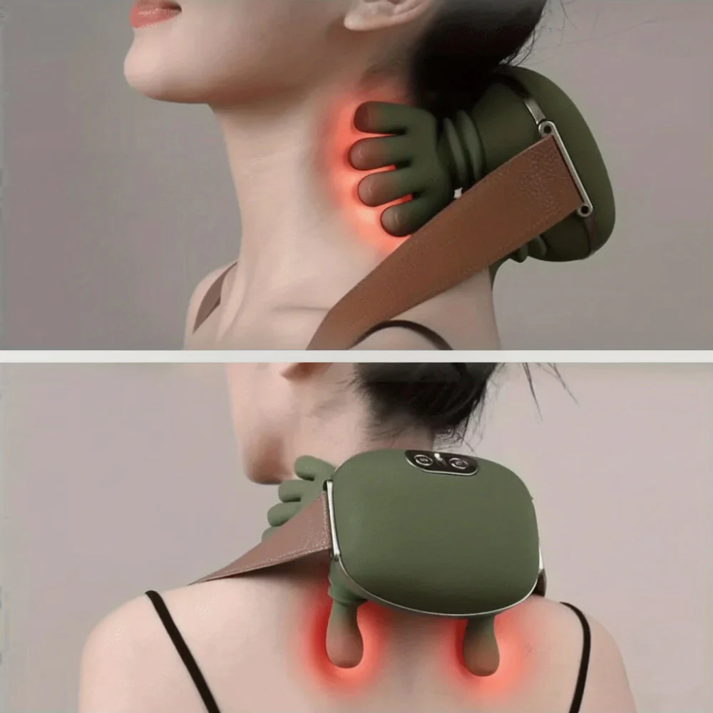Nackenmassagegerät Elektrisch Schulter Massagegerät Tiefenkneten - Image 6