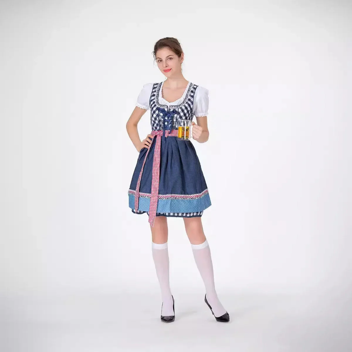 Nadine | Traditionelles Dirndlkleid mit Bluse und Schürze - Image 3