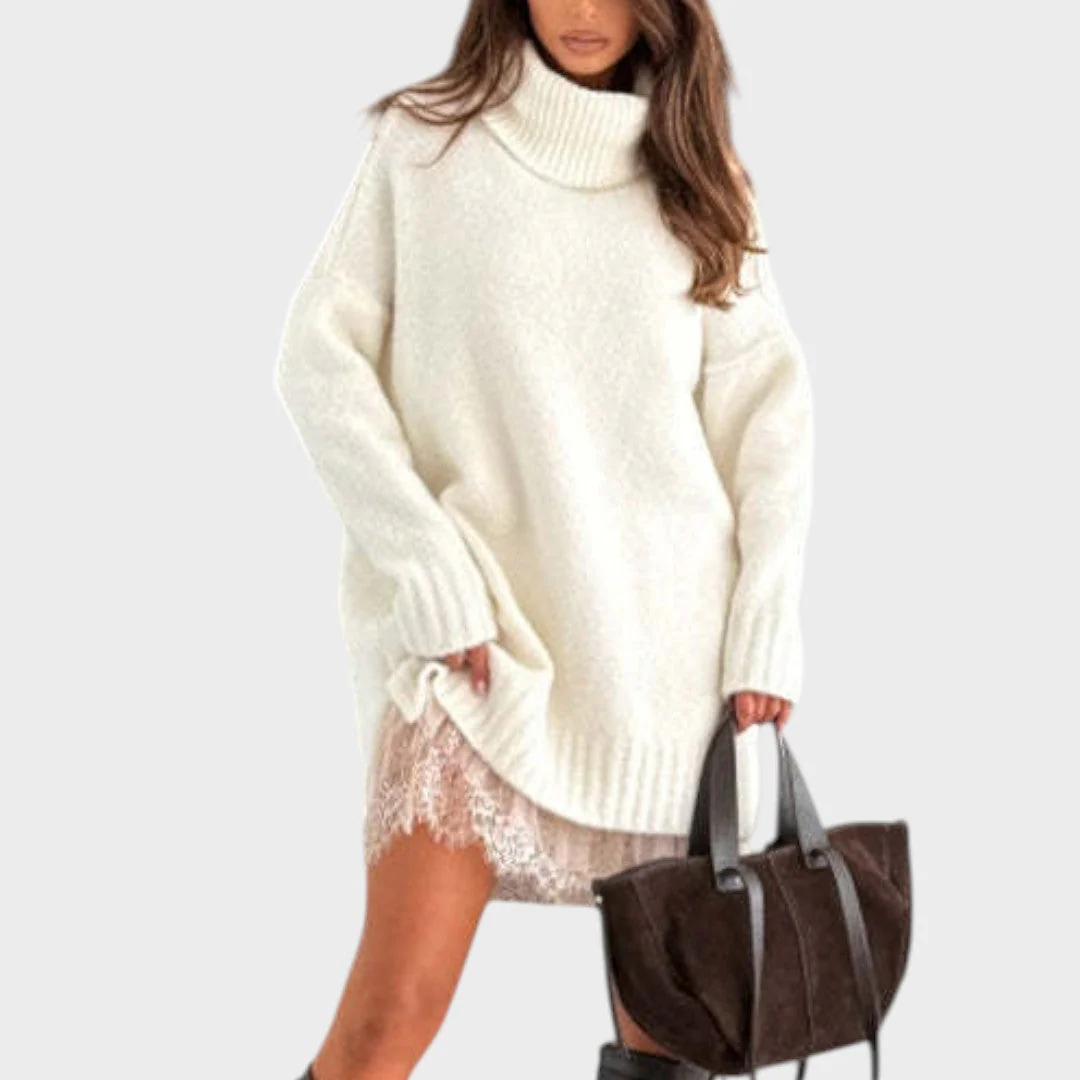 Nina | Damen Zweiteiler Pullover & Kleid stilvoll - Image 13