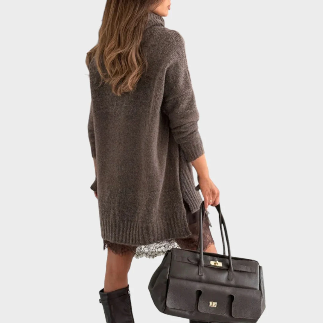 Nina | Damen Zweiteiler Pullover & Kleid stilvoll - Image 5