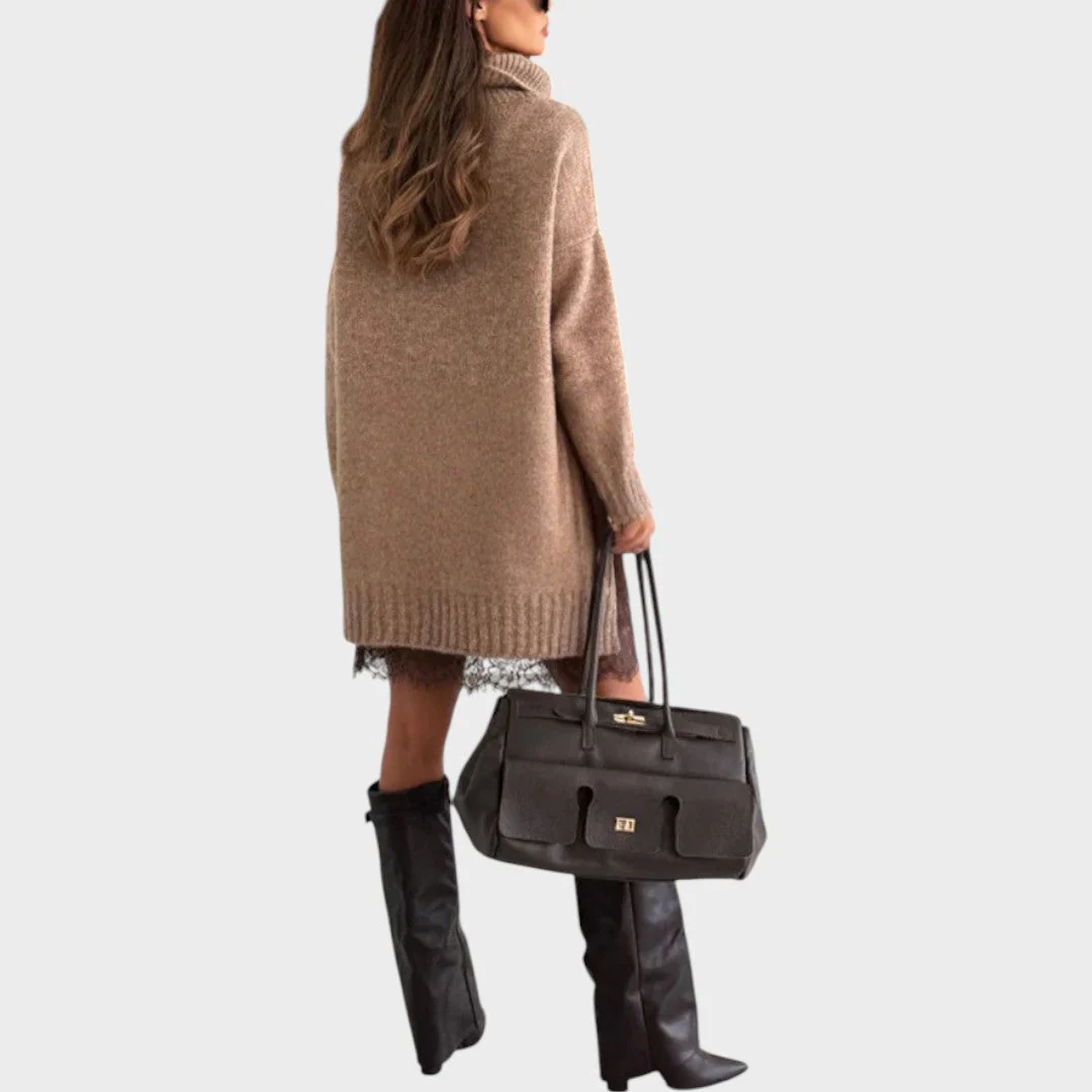 Nina | Damen Zweiteiler Pullover & Kleid stilvoll - Image 7