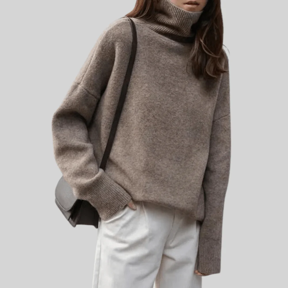 Nina | Trendiger Rollkragenpullover für Damen