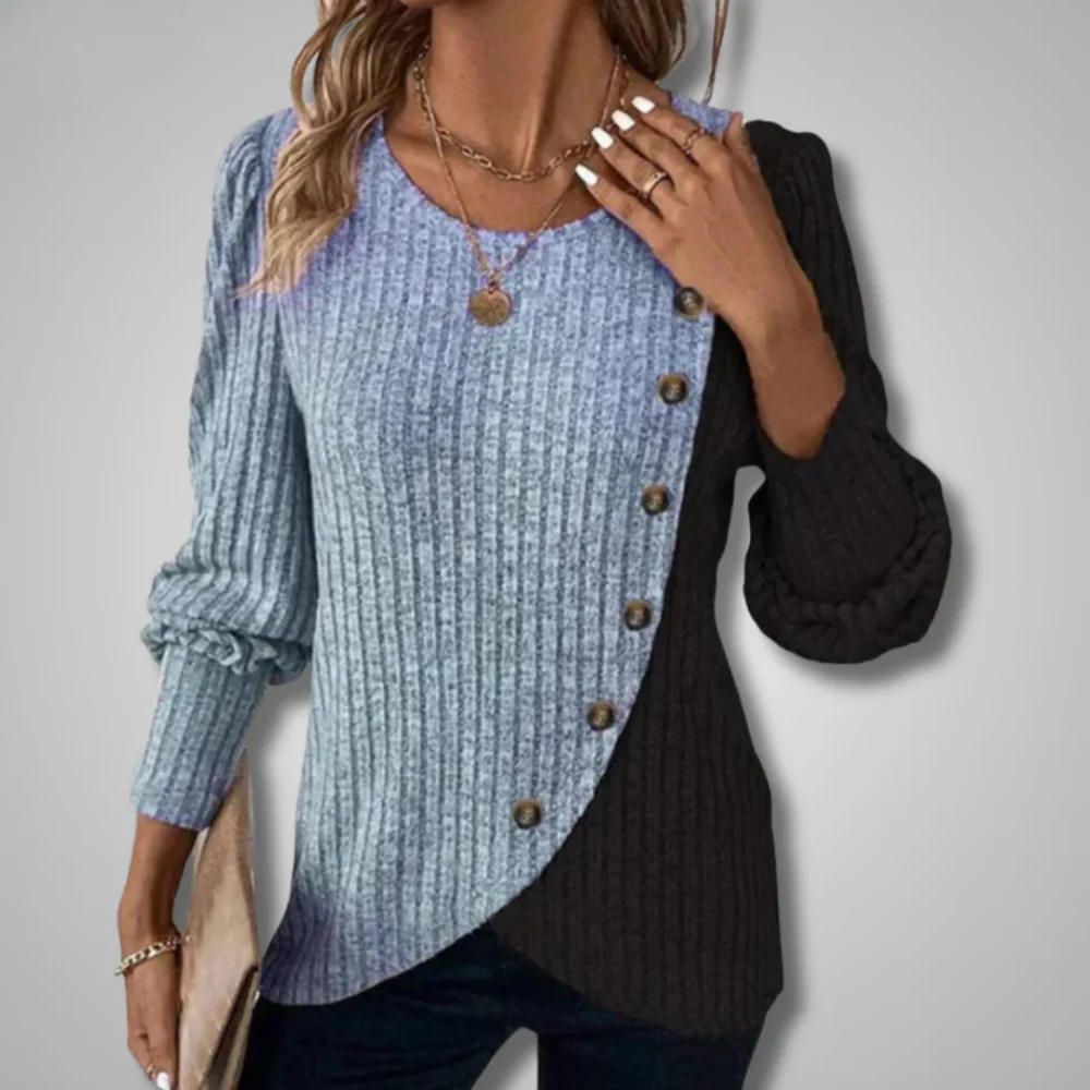 Nora | Damen Longsleeve elegant und zeitlos - Image 6