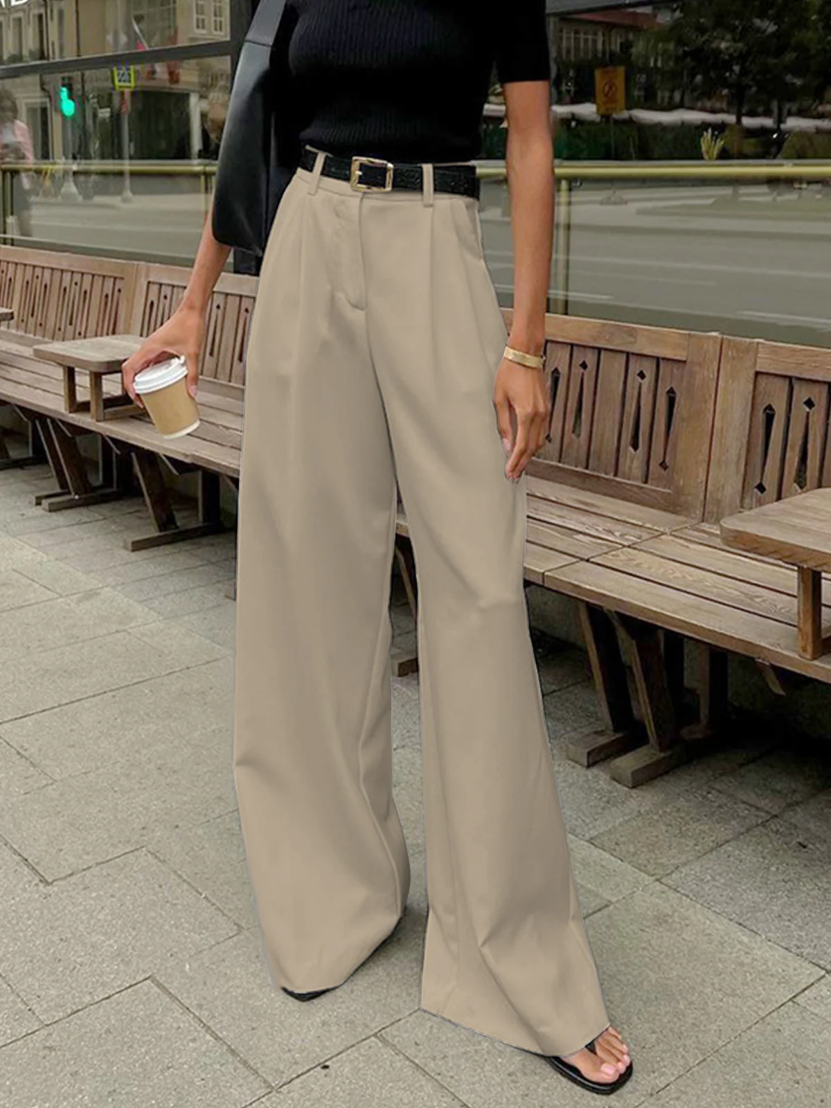 Nora | Elegante Hose Damen Weit Schnitt - Image 11