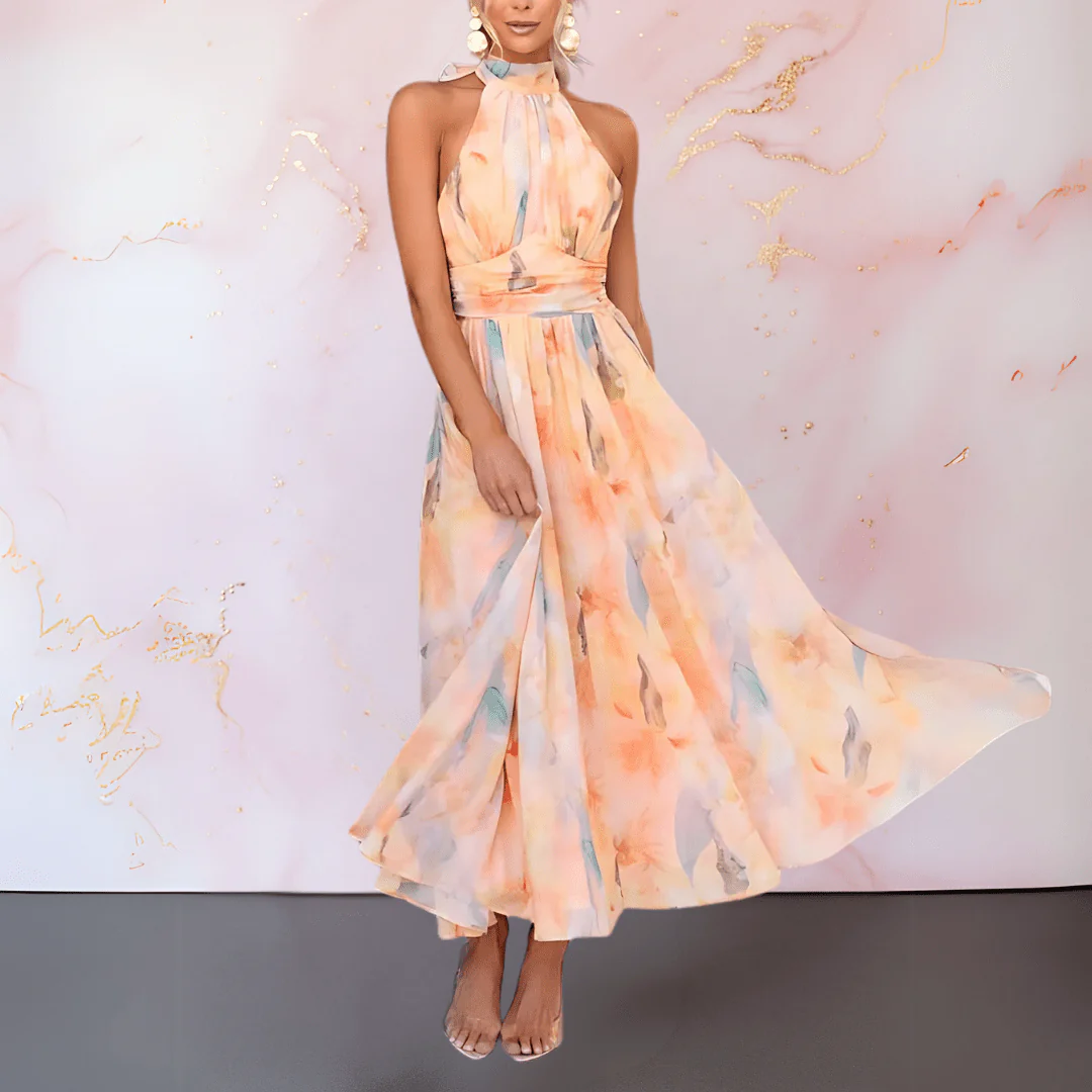 Nora | Modisches Kleid Damen Neckholder