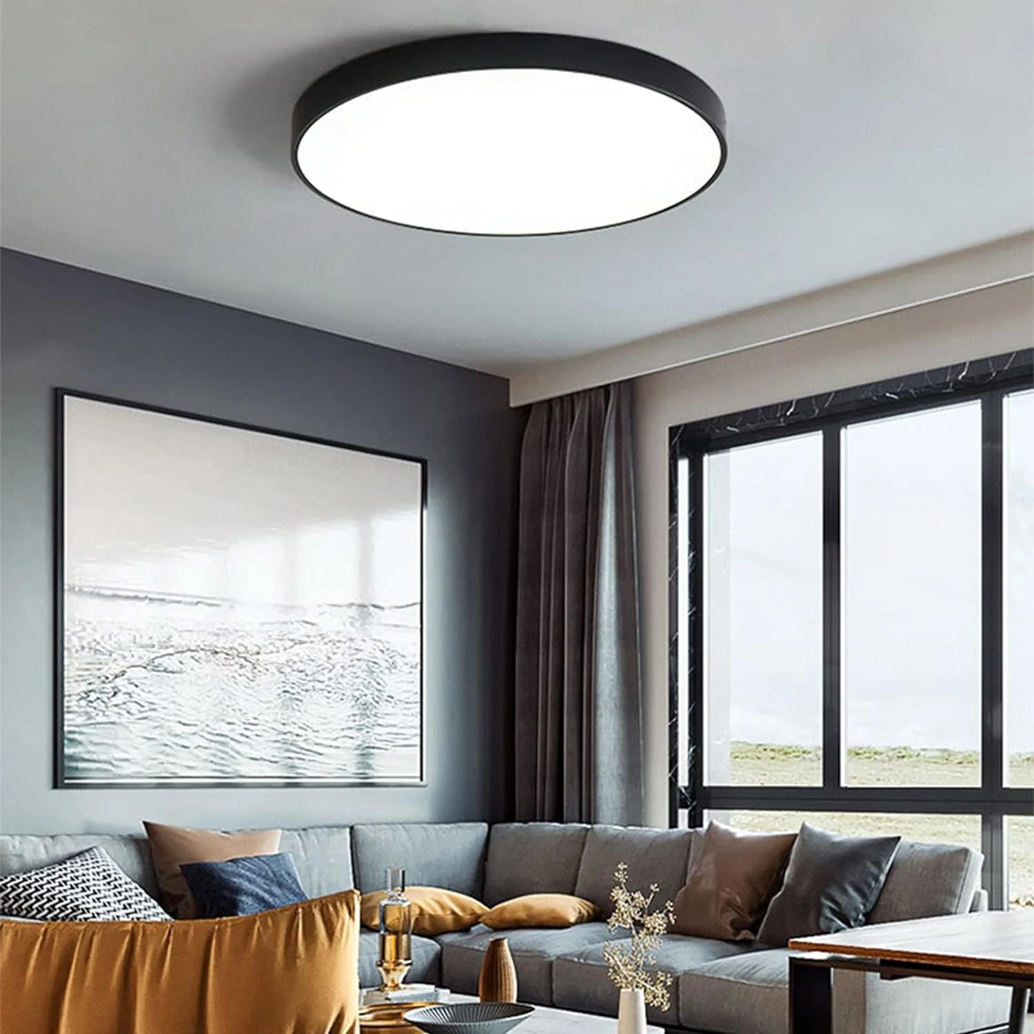 NordLuxe | Skandinavische runde LED-Deckenleuchten