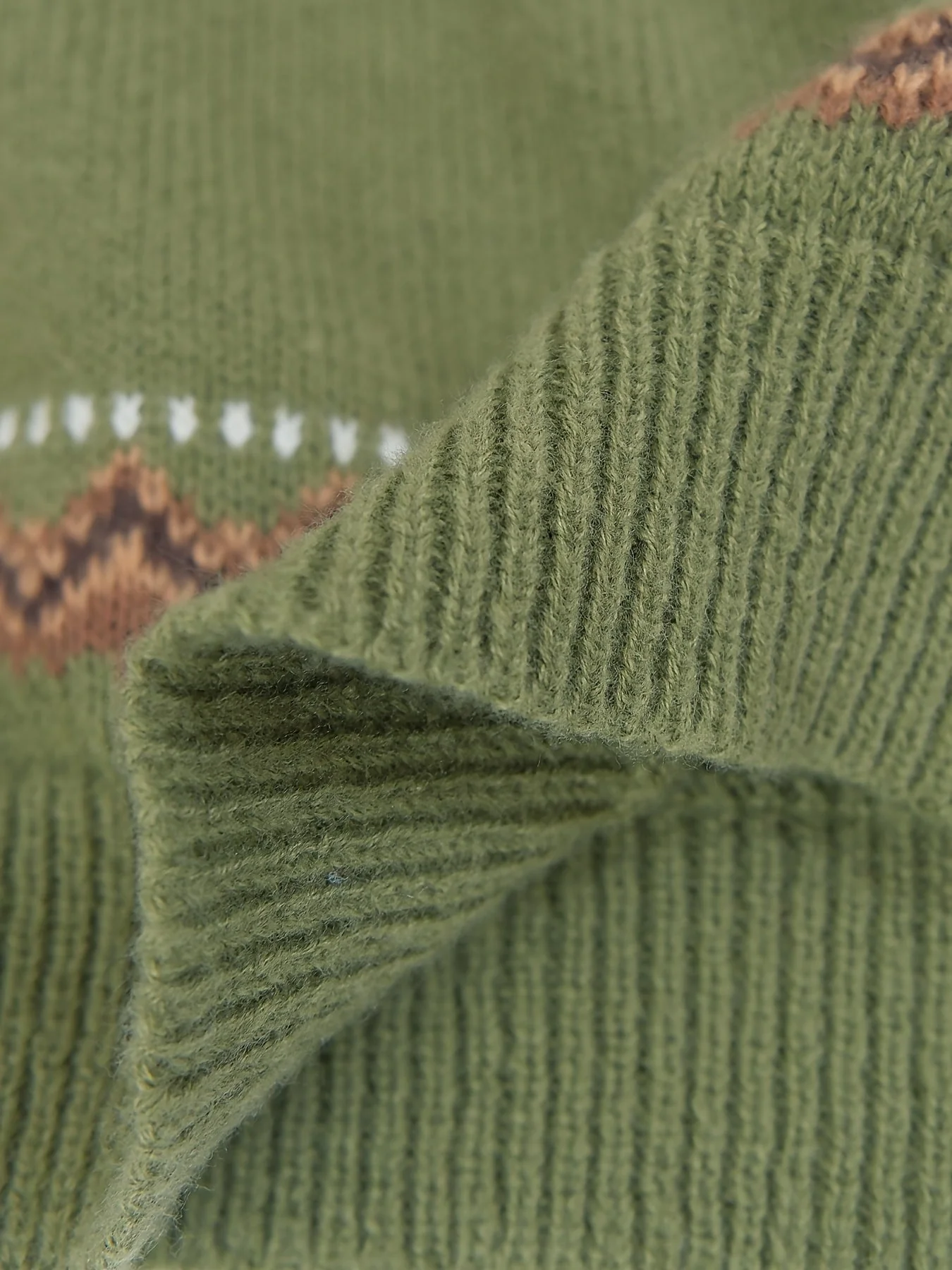 Norweger Grobstrickpullover Damen | Strickmuster Mit Langem Ärmel - Image 2
