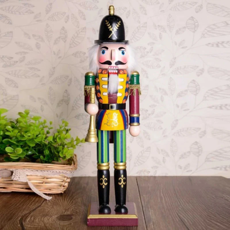 Nussknacker-Anhänger | 30 cm große Weihnachtsfigur für die Heimdekoration