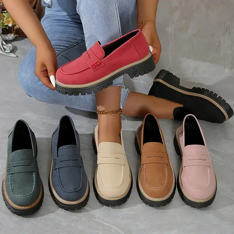 Olivia – Klassische Profilsohlen Damen Loafer