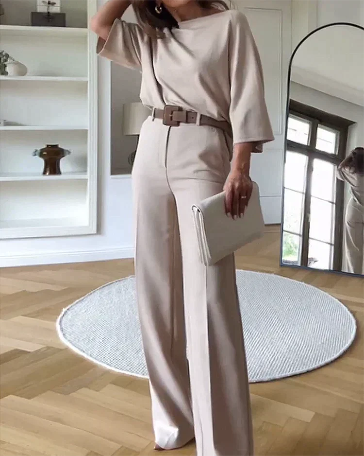 Orla - Langärmelige Bluse und Hose Set für Damen - Image 3