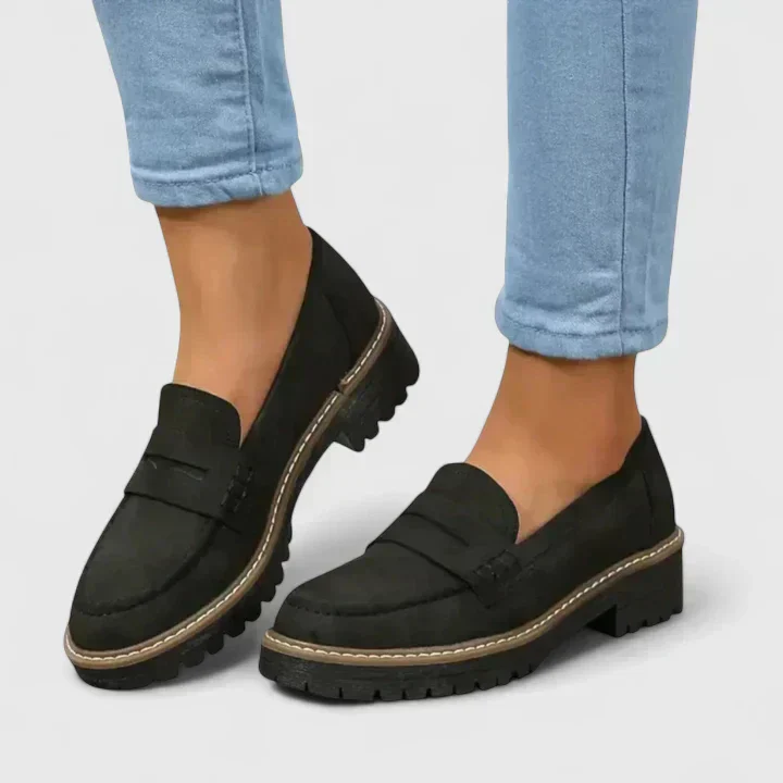 Agnes | Damen Slipper Grobe Sohle Komfort – Komfort Slipper Profil Sohle 2026