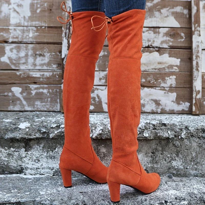 Overknee Stiefel Damen | Überkniehoher Schaft mit Slip-On - Image 6
