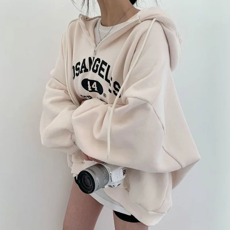 Oversized Hoodie mit „Los Angeles“ Print – Sportlich, Lässig & Cozy - Image 3