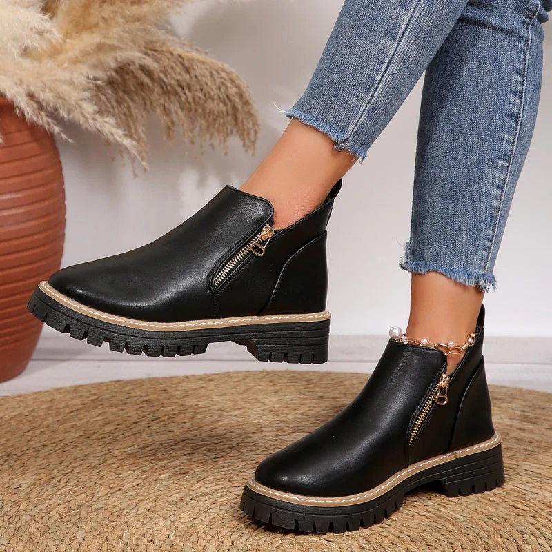 Paula | Damen Luxus-Stiefeletten modisch & stilvoll - Image 2