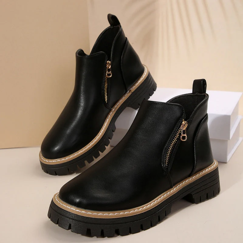 Paula | Damen Luxus-Stiefeletten modisch & stilvoll - Image 4