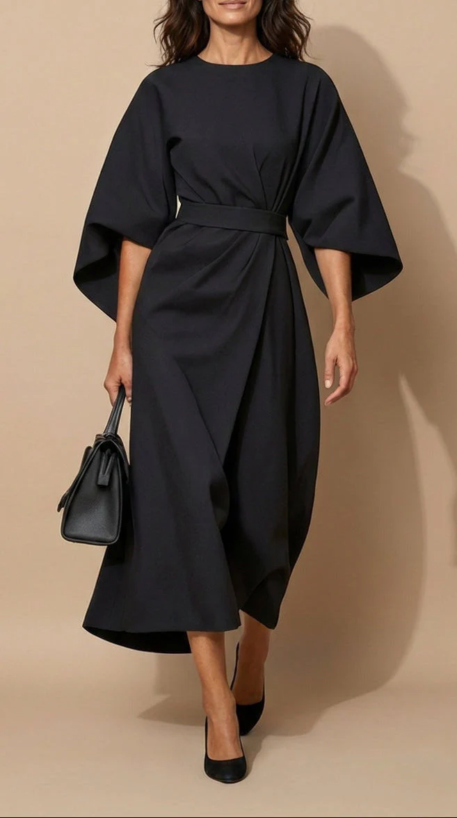 Paula | Exklusives Bauchbedeckendes Kleid