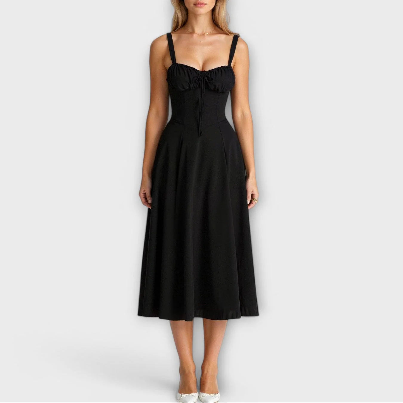 Paula | Exklusives Midi-Kleid mit Korsett - Image 7