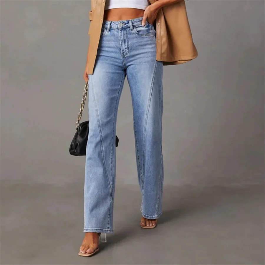 Paula | High-Waist Jeans Damen modisch getragen - Image 4