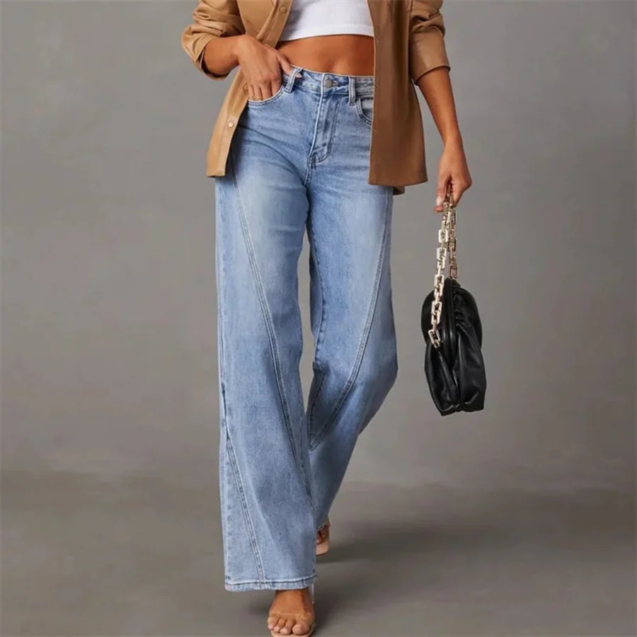 Paula | High-Waist Jeans Damen modisch getragen - Image 5