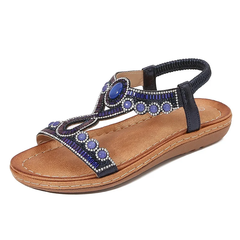 Petronella- Elegante Damen-Sandalen mit Strass und Glitzer - Image 9