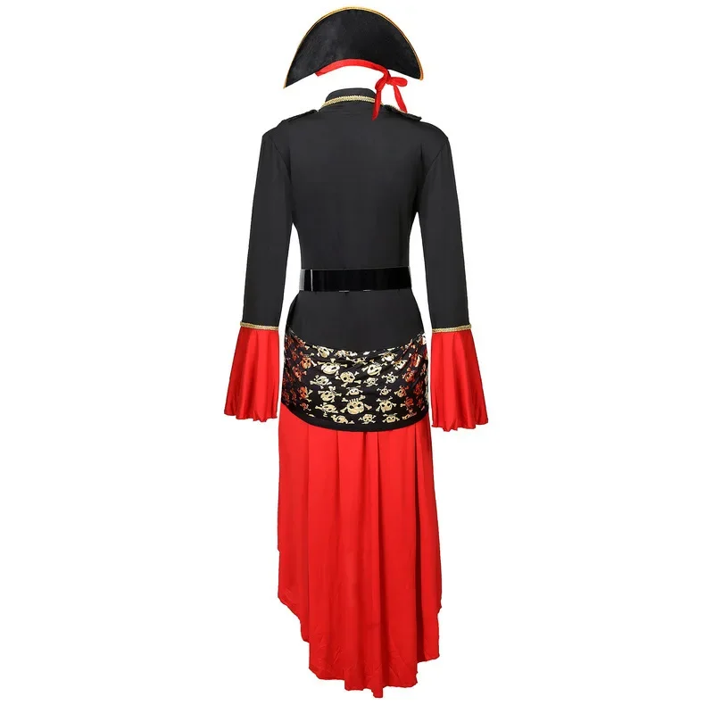 Piratenkapitän mit Hut und Schwert Halloween Kostum Kleid | Midi - Image 5