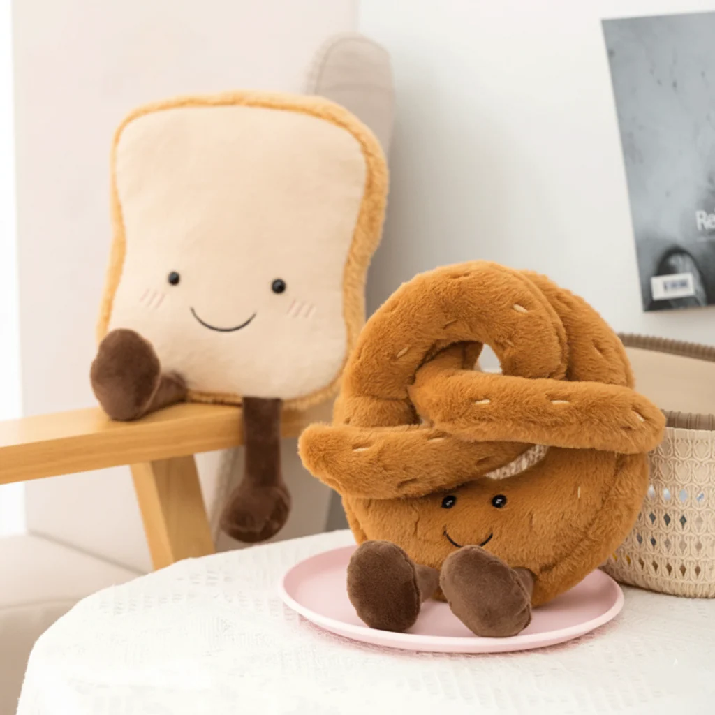 Plüschtier Niedliches Brotdesign Weiches Kuschelspielzeug - Image 2