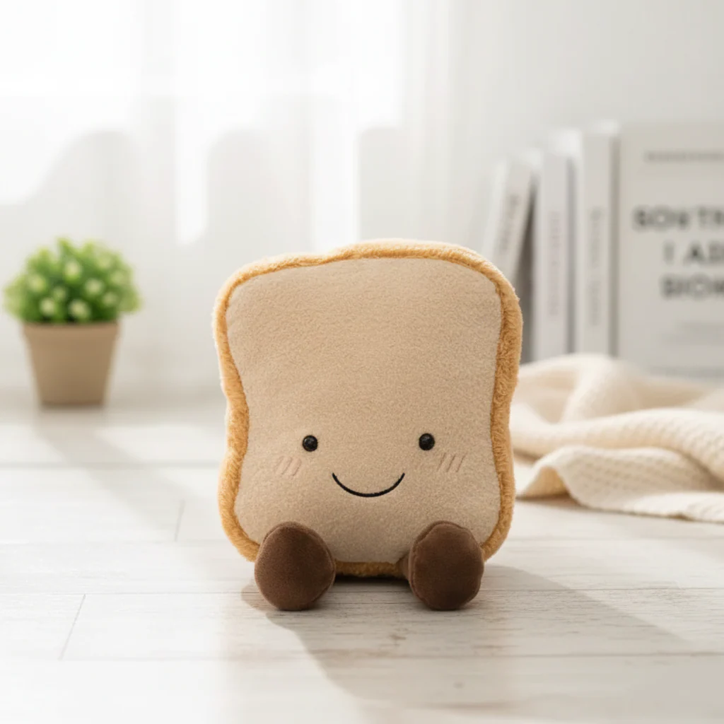 Plüschtier Niedliches Brotdesign Weiches Kuschelspielzeug - Image 4
