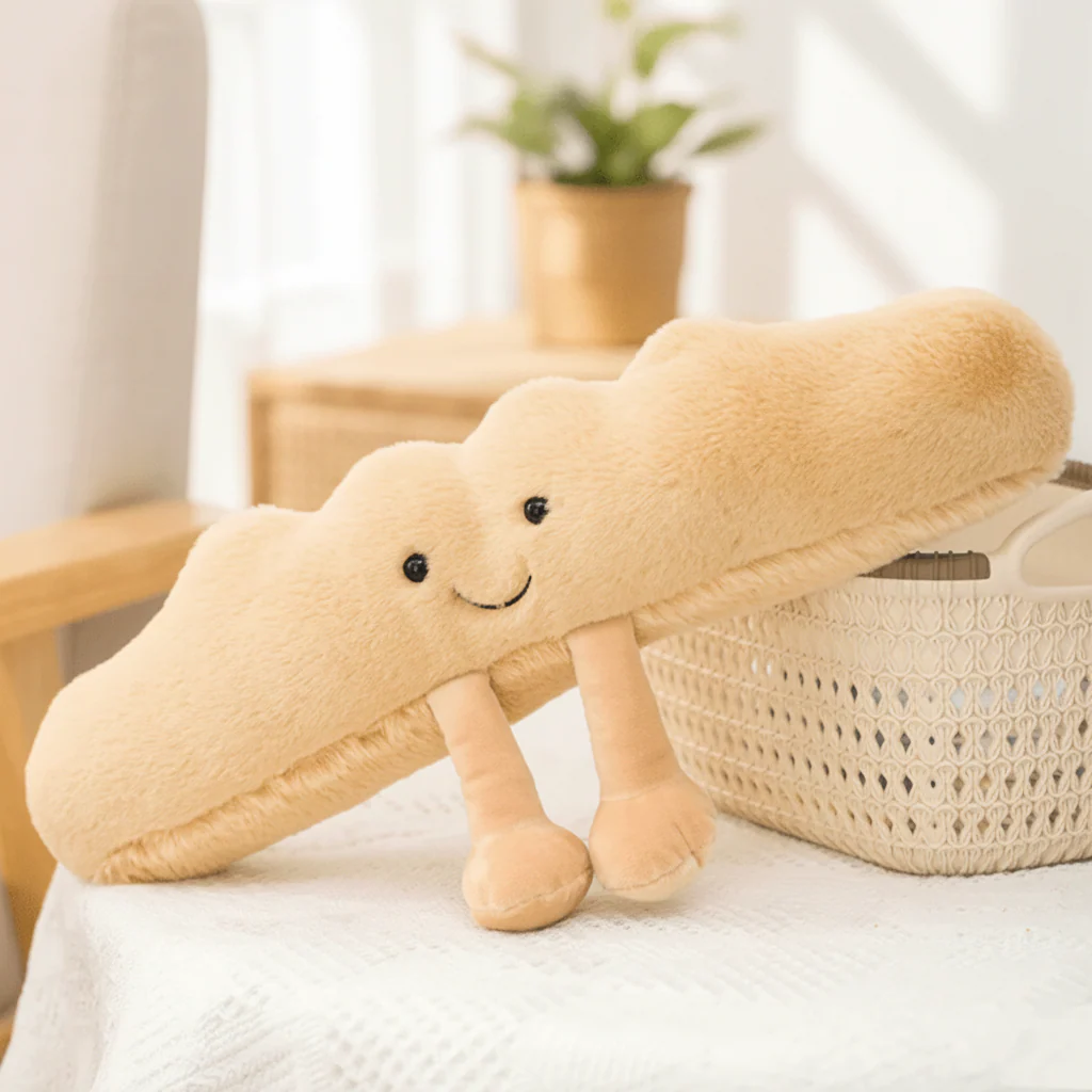 Plüschtier Niedliches Brotdesign Weiches Kuschelspielzeug - Image 5