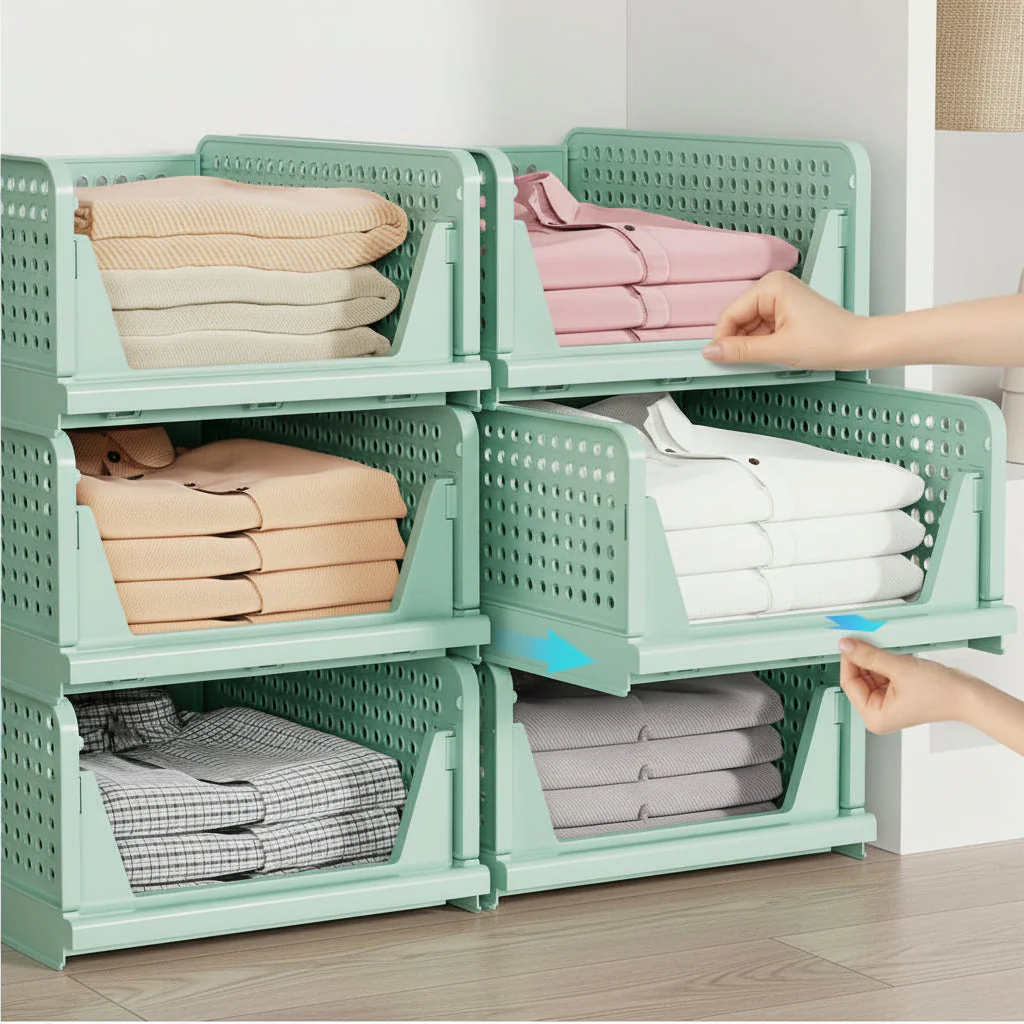Praktische Faltbare Aufbewahrungsboxen Kleiderschrank - Image 2
