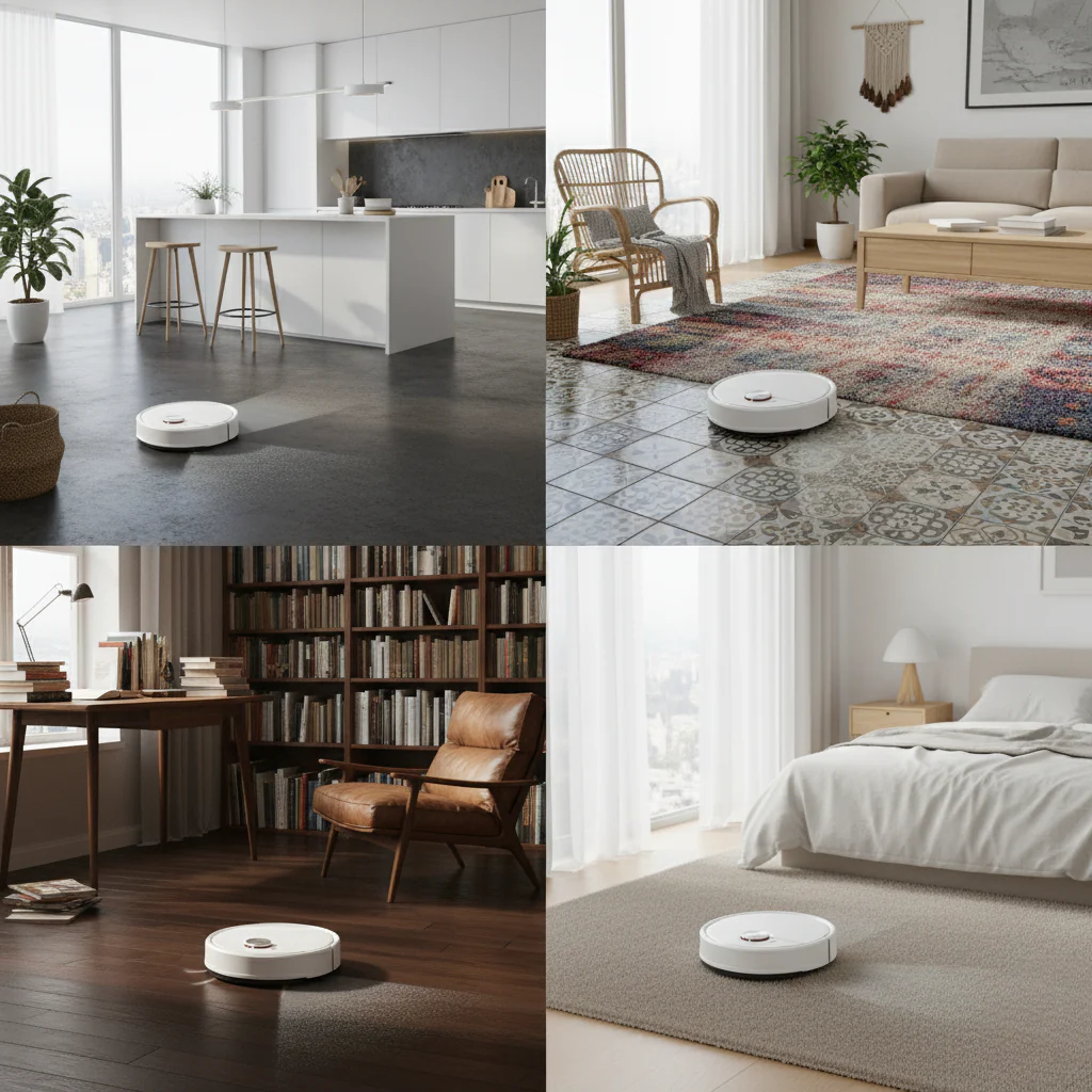 Premium AI Saugroboter mit Wischfunktion 2-in-1 Reinigung - Image 4