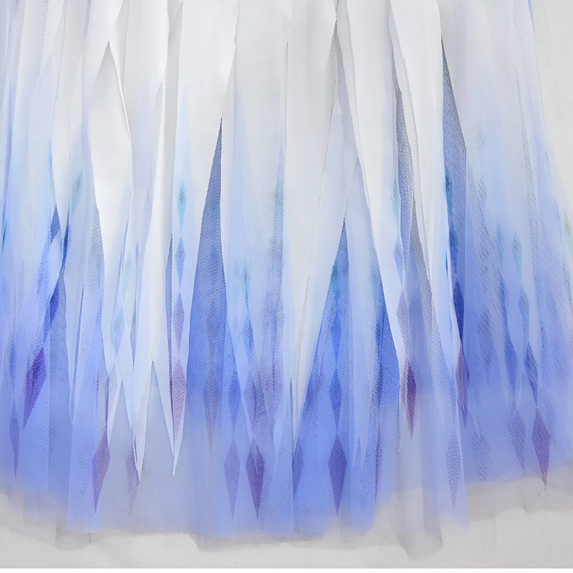 Prinzessin Kleid Mädchen Blau Weiß Kostüm - Image 6