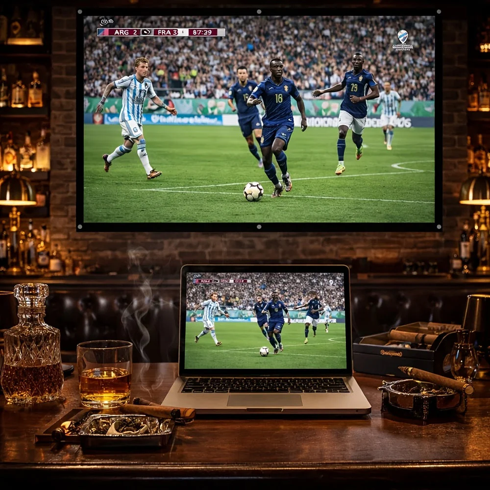 Projektor Leinwand Weltmeisterschaft Tragbare Leinwand Sportevents