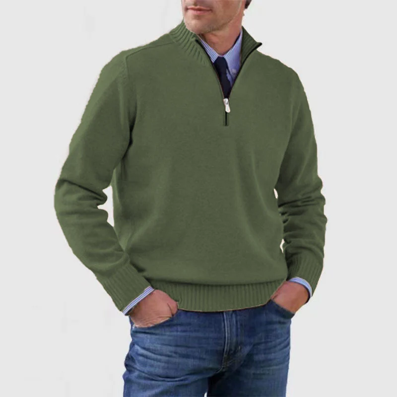 Pullover Herren Half Zip Modern | Warm Komfort Freizeit - Image 10