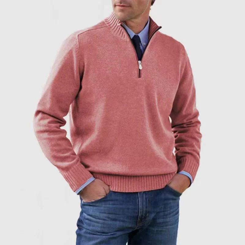 Pullover Herren Half Zip Modern | Warm Komfort Freizeit - Image 8