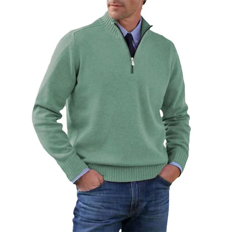 Pullover Herren Half Zip Modern | Warm Komfort Freizeit - Image 9