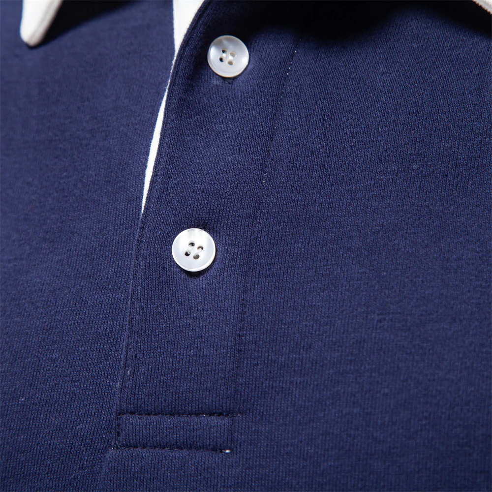 Pullover Herren Langarm Polo | Klassischer Kragen - Image 2