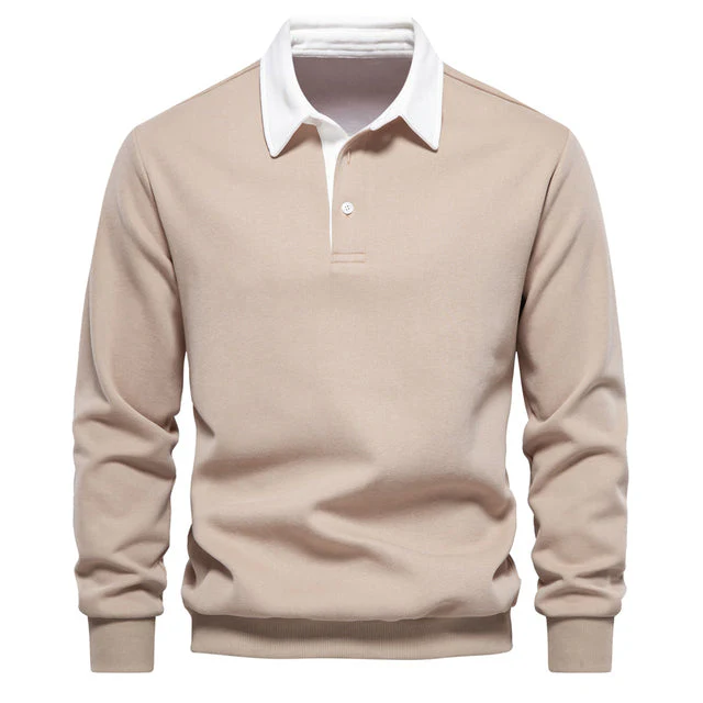 Pullover Herren Langarm Polo | Klassischer Kragen - Image 9