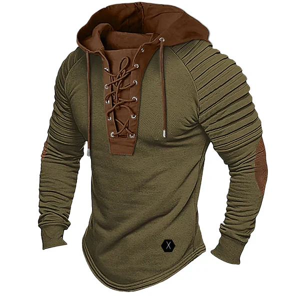 Pullover Herren Mit Kapuze | Schnürung Streetwear Stil - Image 2