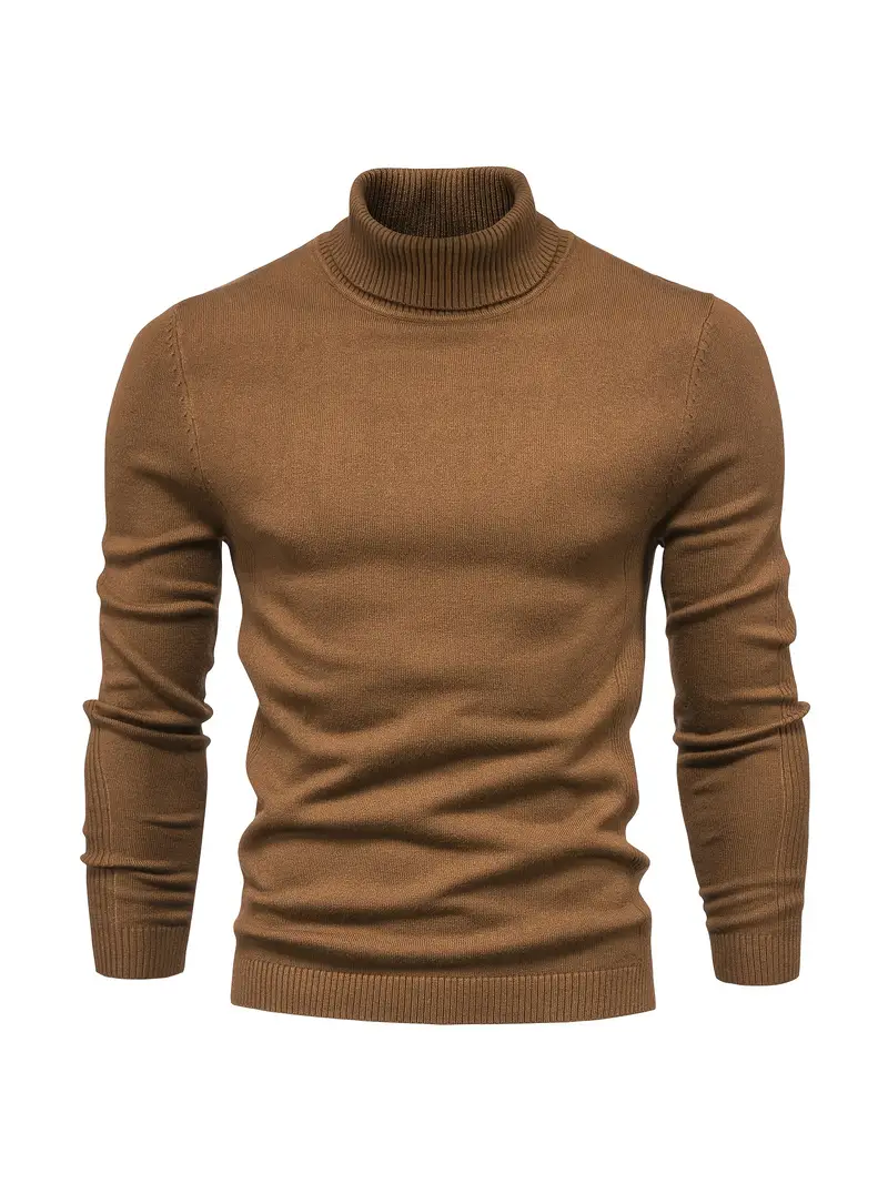 Pullover Herren Rollkragen Slim Fit | Langarm Smart Casual - Image 4