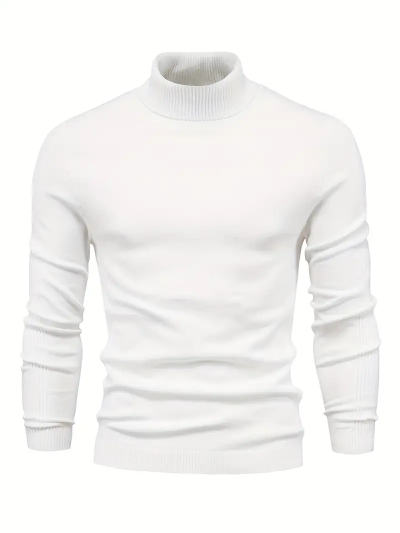 Pullover Herren Rollkragen Slim Fit | Langarm Smart Casual - Image 7
