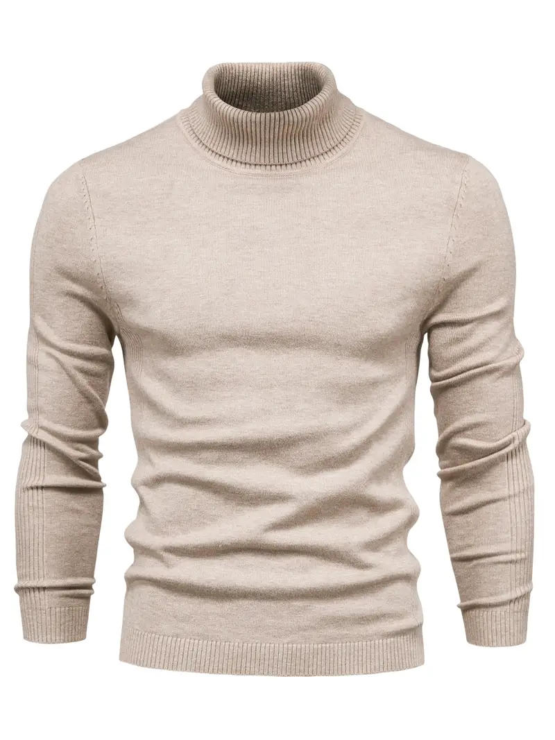 Pullover Herren Rollkragen Slim Fit | Langarm Smart Casual - Image 9
