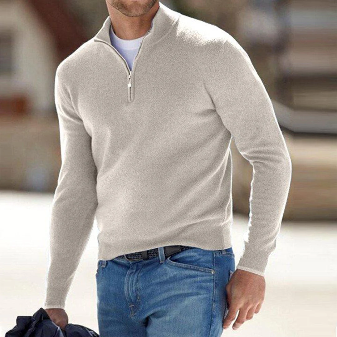 Pullover Herren Weste | Reißverschluss Freizeitmode - Image 2