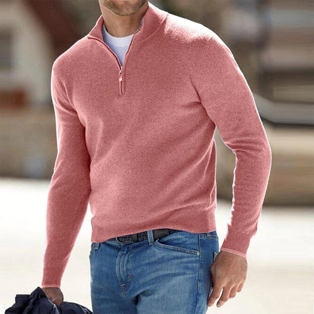 Pullover Herren Weste | Reißverschluss Freizeitmode - Image 4