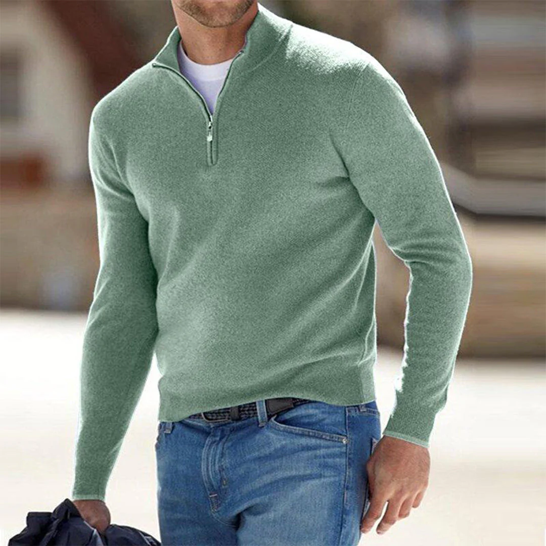 Pullover Herren Weste | Reißverschluss Freizeitmode - Image 5