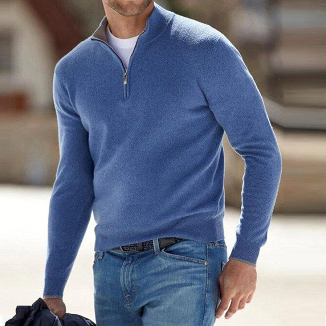 Pullover Herren Weste | Reißverschluss Freizeitmode - Image 6