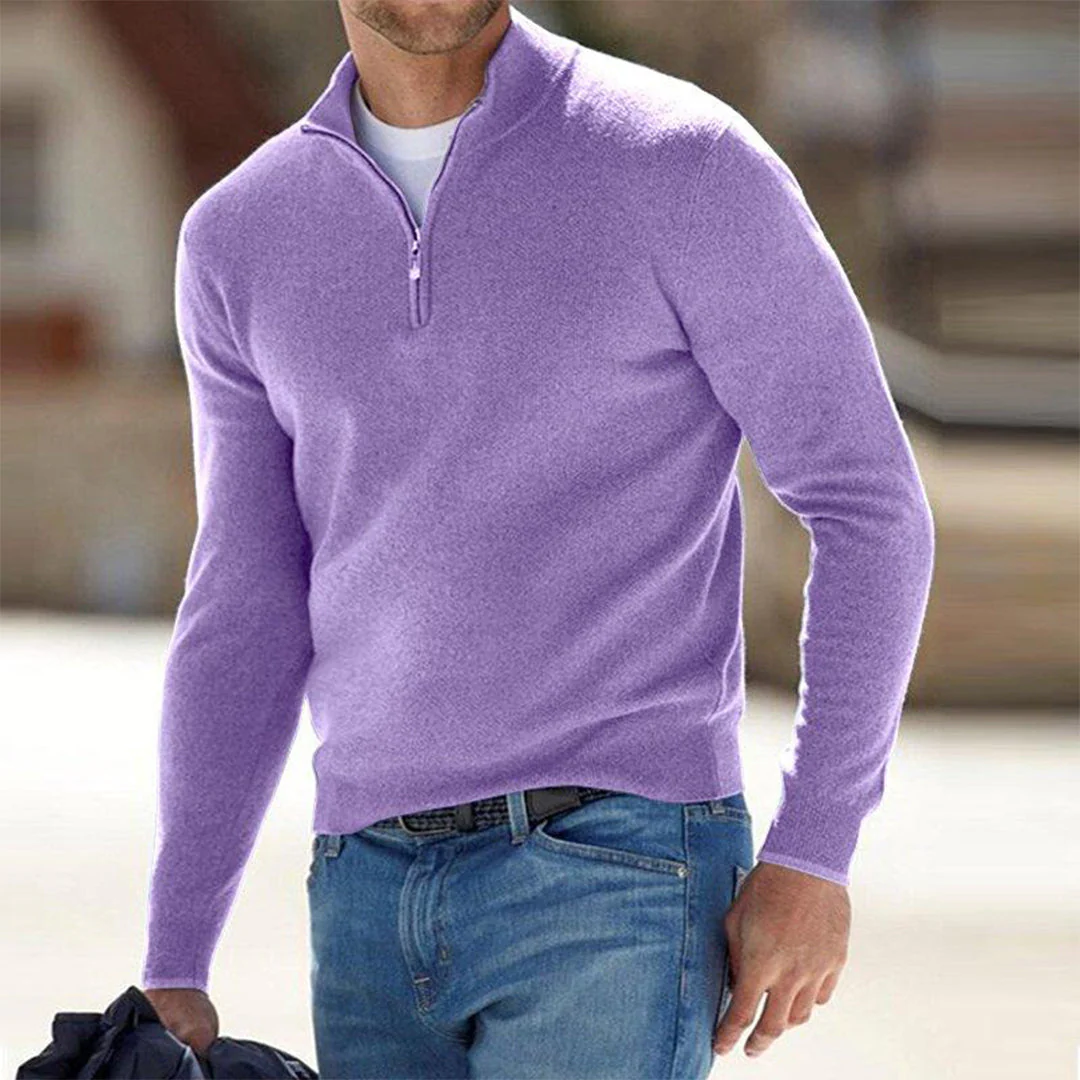 Pullover Herren Weste | Reißverschluss Freizeitmode - Image 7