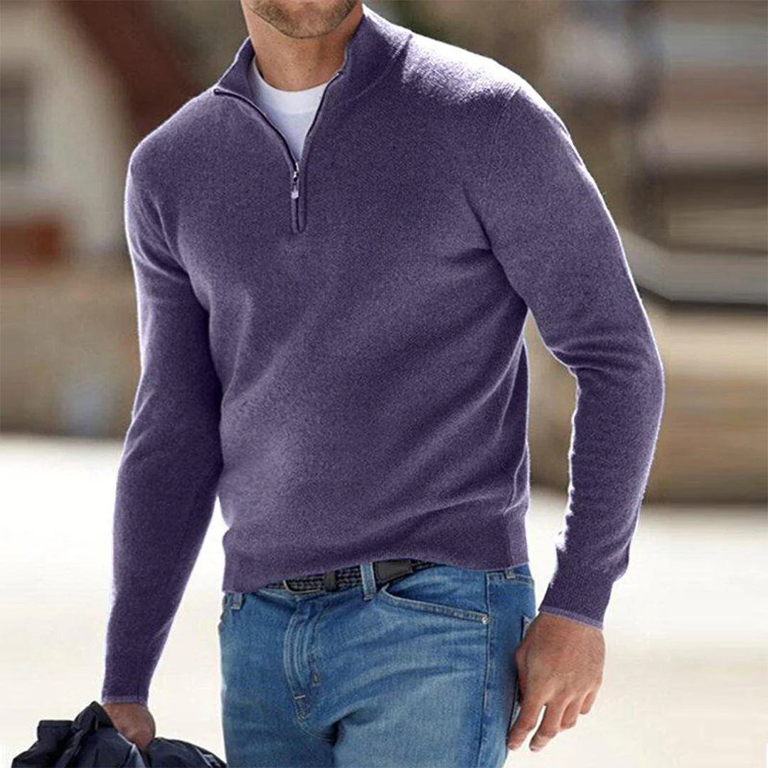 Pullover Herren Weste | Reißverschluss Freizeitmode - Image 8