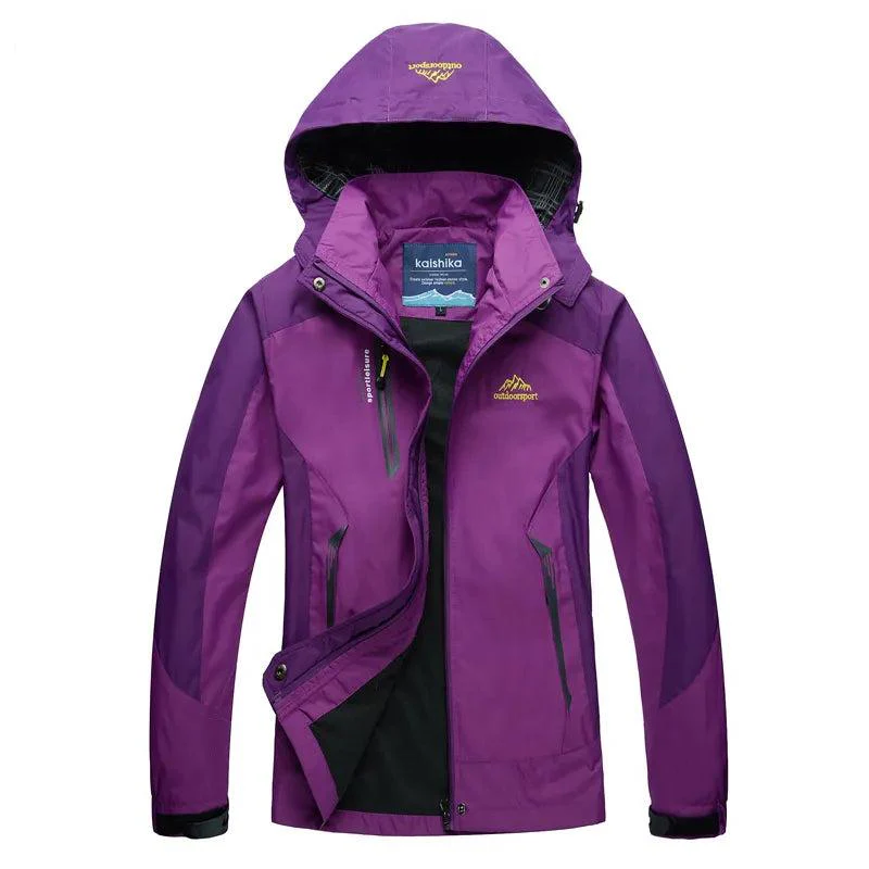 Regenjacke Damen Gefüttert Wasserdicht | Outdoor & Winddicht - Image 5