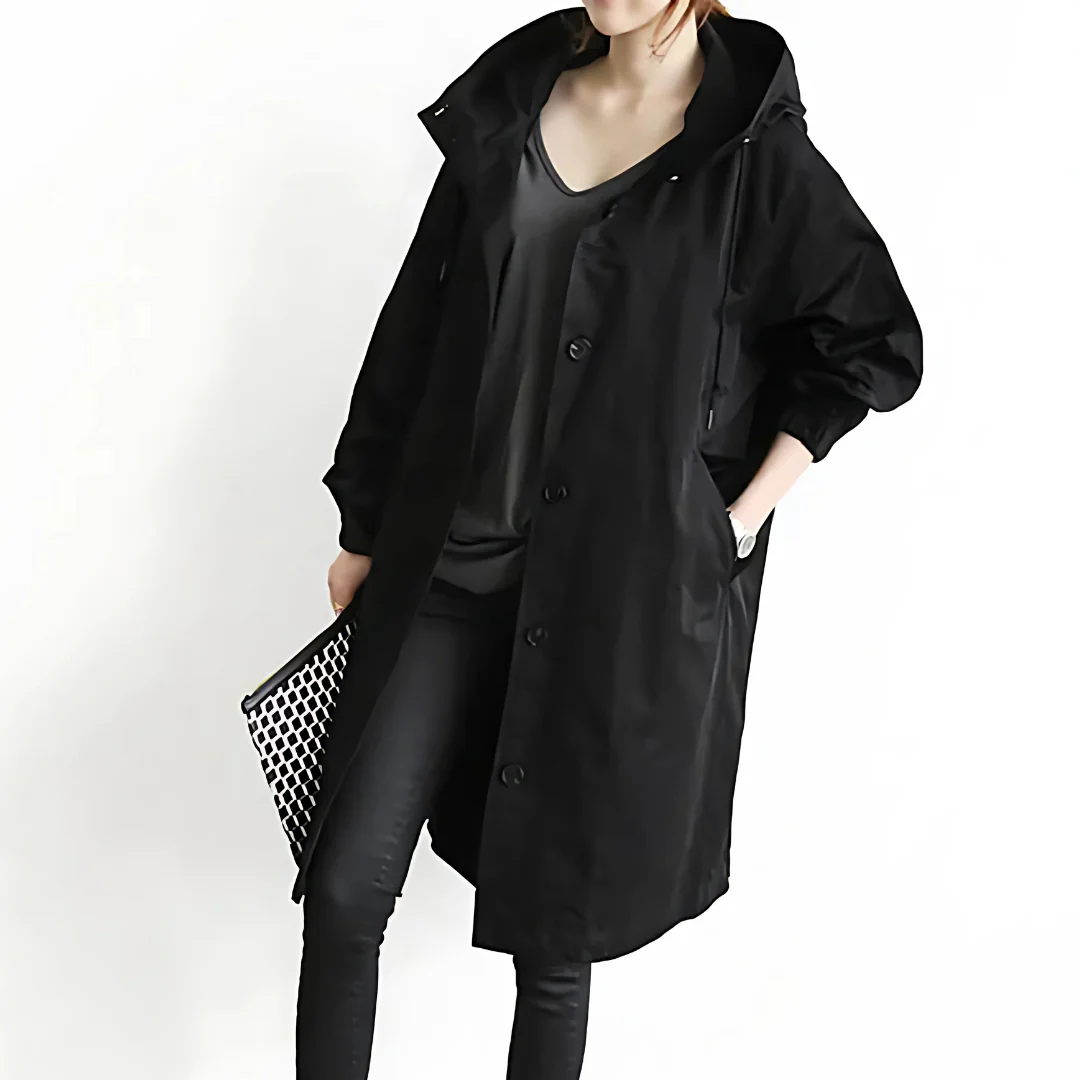 Regenjacke Damen Mit Knopfverschluss | Klassisch & Wetterfest - Image 2