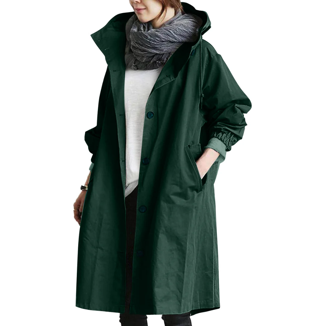 Regenjacke Damen Mit Knopfverschluss | Klassisch & Wetterfest - Image 7